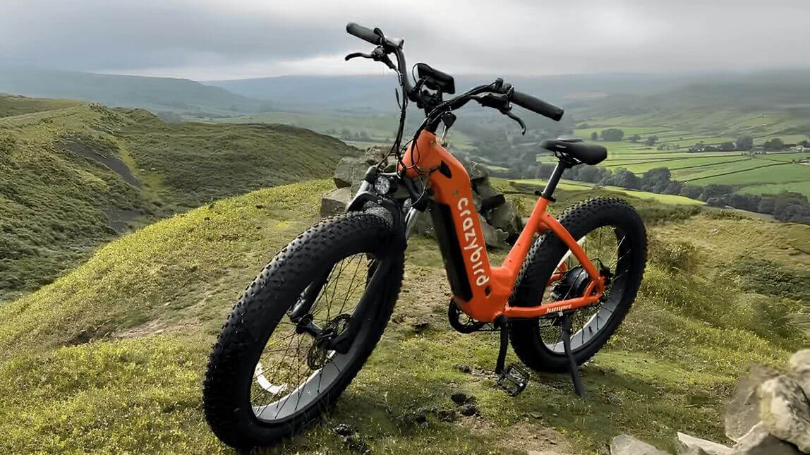 Fat bike électrique Crazybird Jumper orange