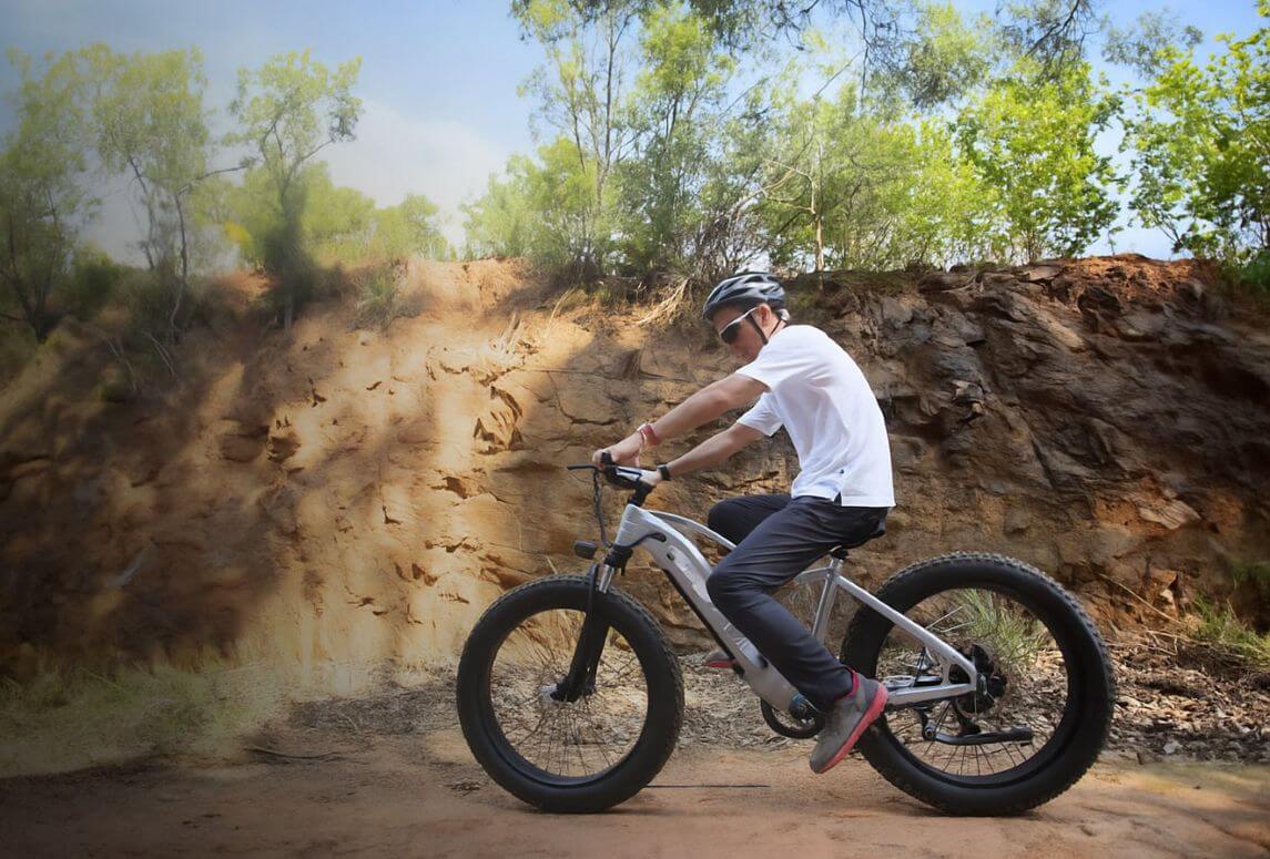 Fat Bike électrique Crazybird Jumper Gris