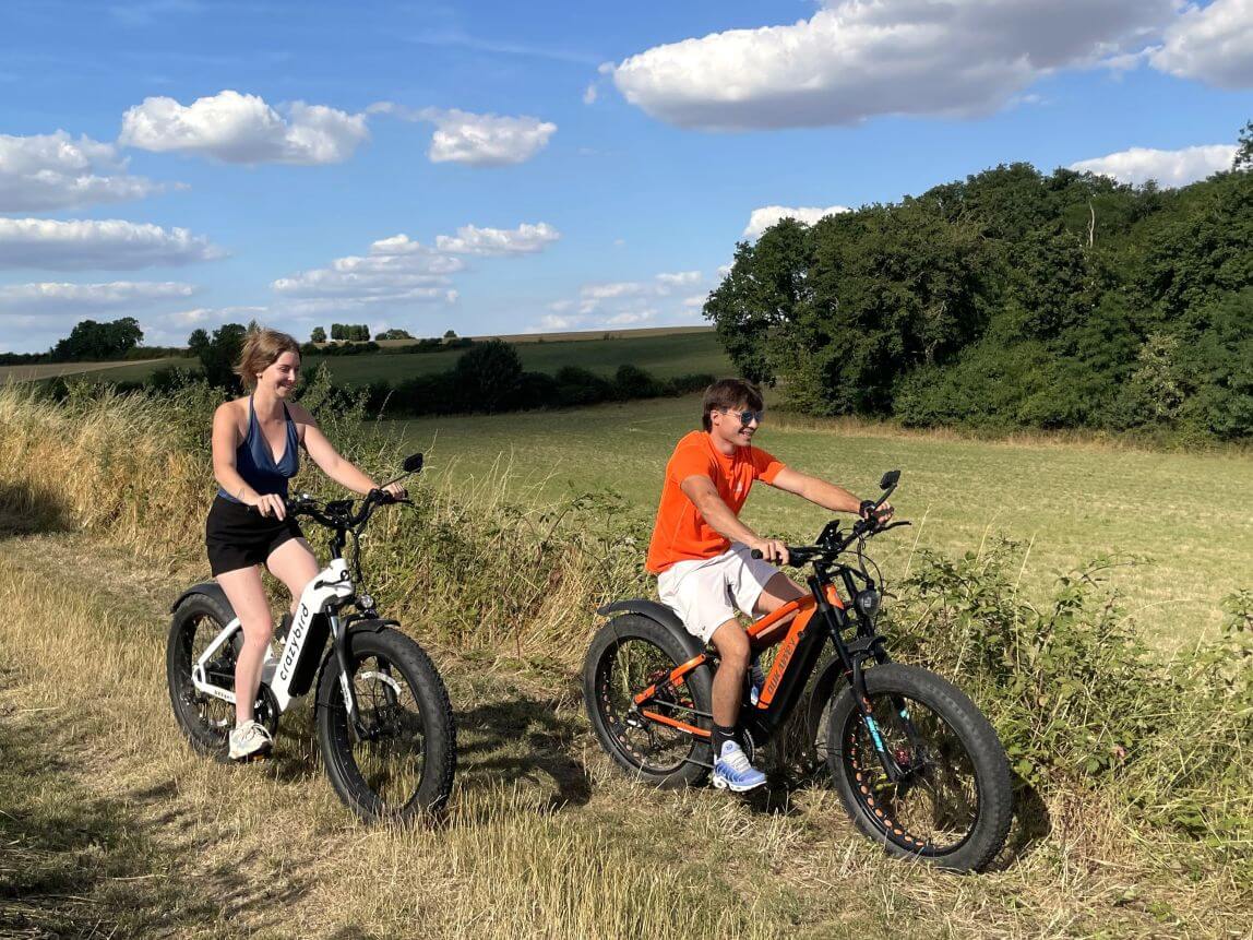 Randonnée en Fat bike électrique près de Lorrez-le-Bocage 77